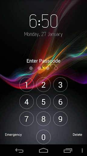 Keypad Lock Screen