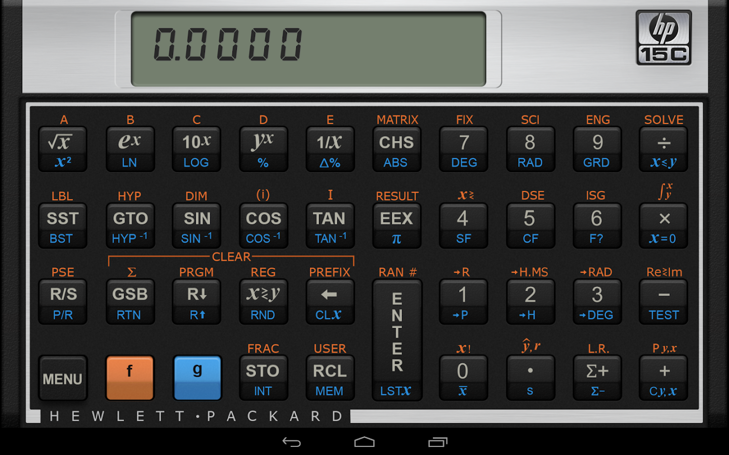 HP 15C Scientific Calculator Android Apps on Google Play