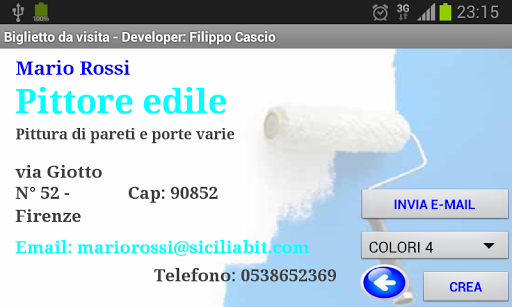 biglietti da visita pro cards