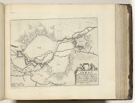 Plattegrond van Arras, ca. 1693-1696