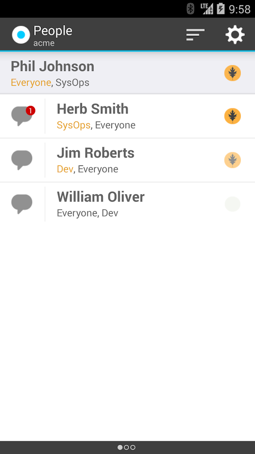 VictorOps Alert & On-call Tool - screenshot