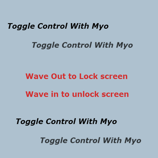 Myo Toggle ScreenControl-Beta LOGO-APP點子