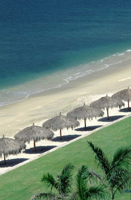 Flamingo Beach in Nueva Vallarta on the west coast of Mexico.