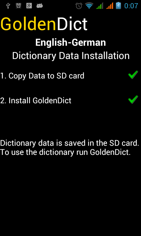 google english german dictionary dictionary  Google Apps on German Android Play English