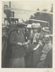 Aan boord van een boot bij een bruiloft of feest