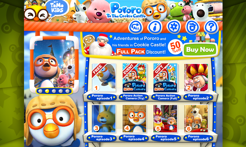 Pororo to the Cookie Castle Screen 2