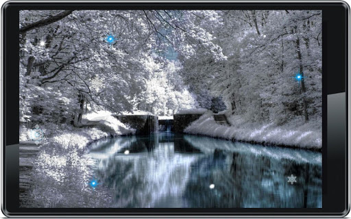 【免費個人化App】Winter Night Live Wallpaper-APP點子