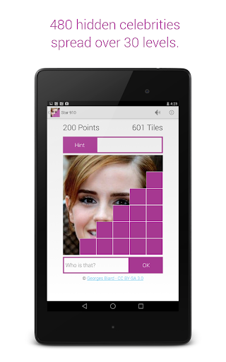 【免費益智App】Celebrity Quiz (Hidden Stars)-APP點子