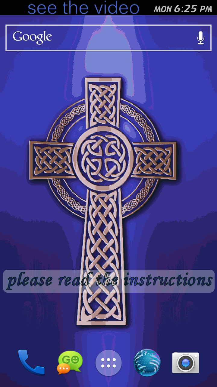Gaelic Cross Live Wallpaper Screen 3