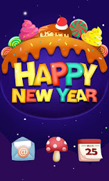 Sweet New Year Launcher Theme poster 1