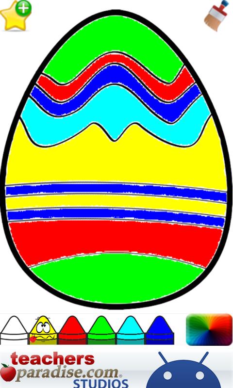 Easter Eggs Kids Coloring Game Screen 3