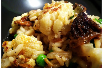 Mushroom and Cauliflower Risotto