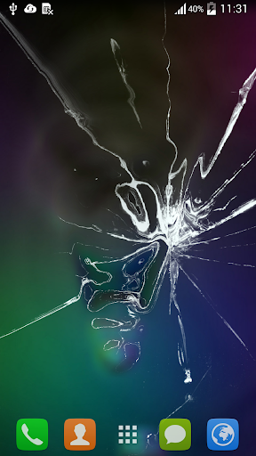 Cracked Screen Wallpaper