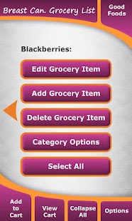 Download Breast Cancer Grocery List APK for Android