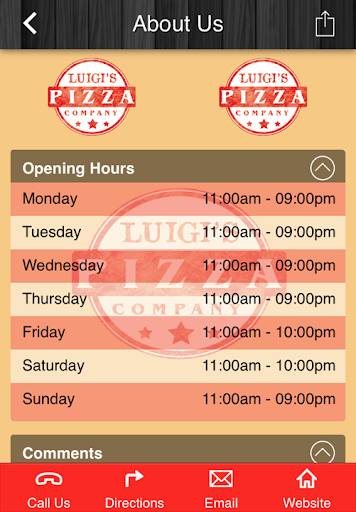 【免費商業App】Luigi's Pizza Company-APP點子