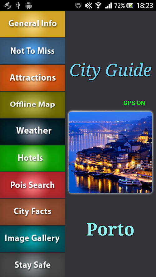 Android application Porto Offline Travel Guide screenshort