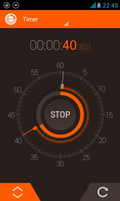 Stopwatch Timer Screen 3