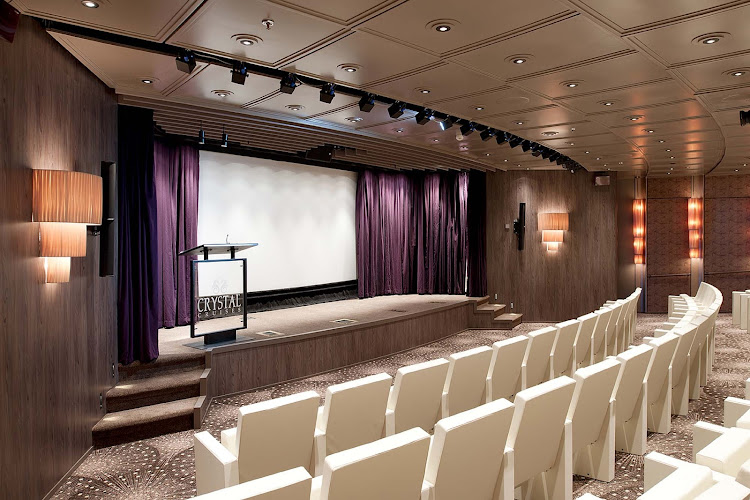 Enjoy a classic movie in the Hollywood Theatre on board Crystal Symphony.