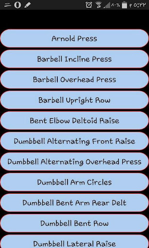 shoulder workout