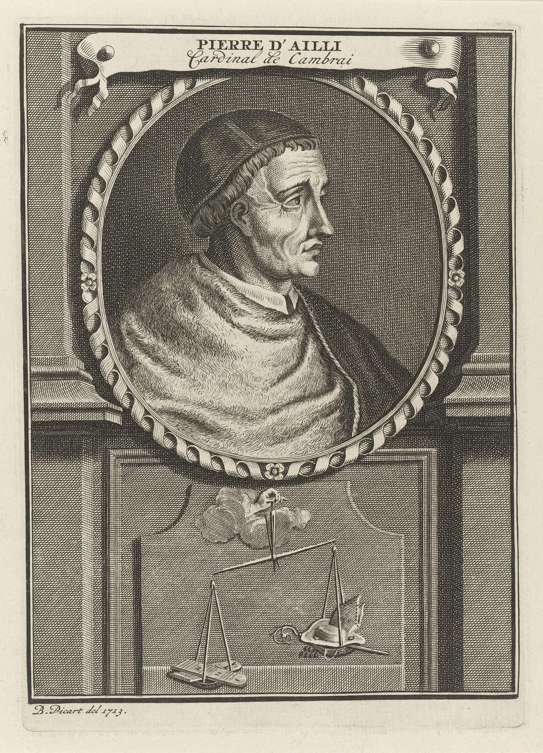 Portret van Pierre d'Ailly