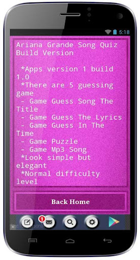 【免費娛樂App】Ariana Grande Quiz Songs-APP點子