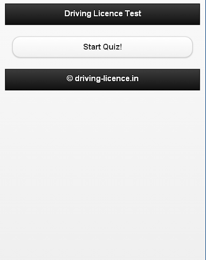 driving licence practice test