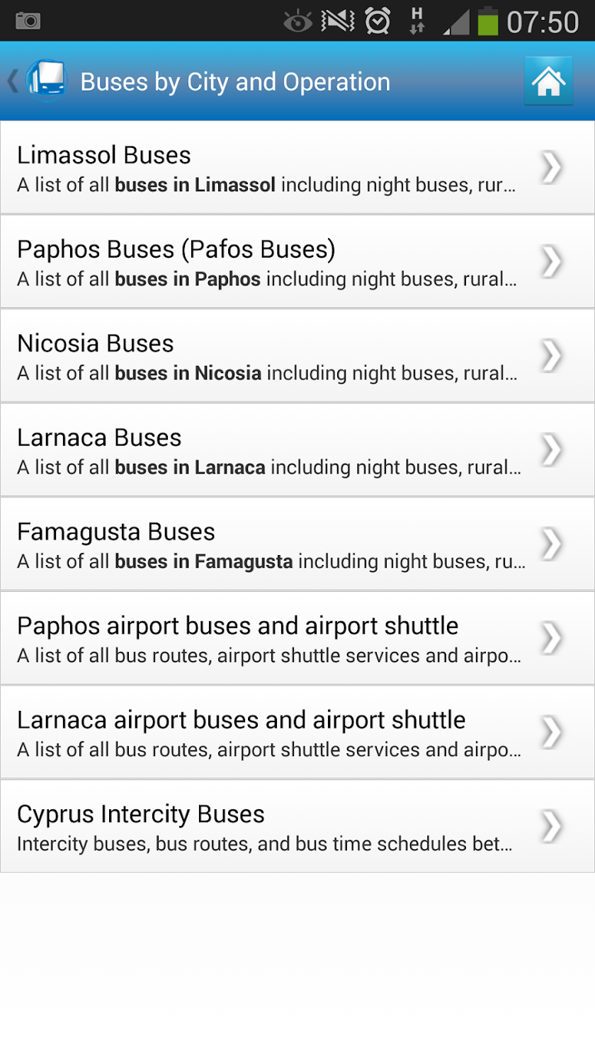 Cyprus By Bus Screen 2
