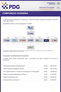 Relações com Investidores PDG Screenshots 1