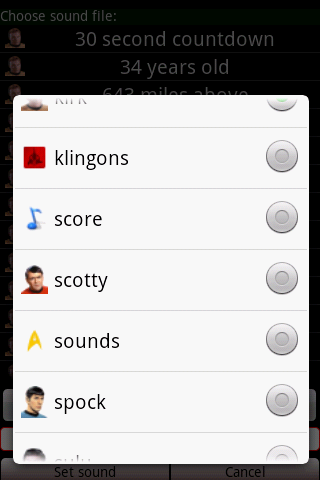 Star Trek TOS Soundboard Android app Screenshot 4