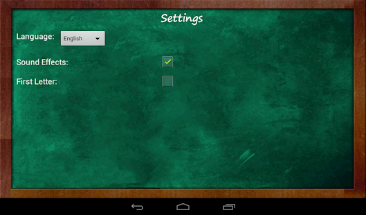 Educational Hangman in English - screenshot thumbnail