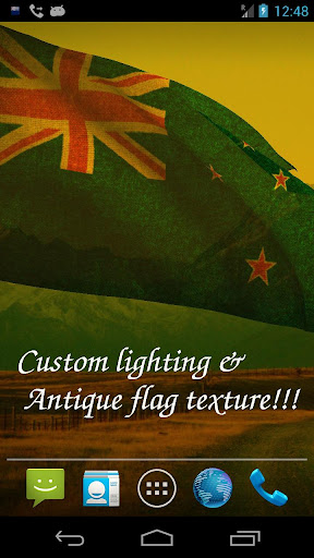 【免費個人化App】3D New Zealand Flag LWP +-APP點子