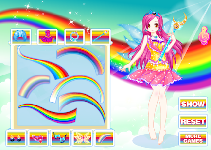 Free Rainbow fashion princess games APK for Android