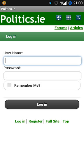 Politics.ie Mobile App