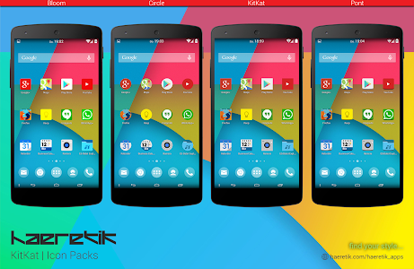 Screenshot Apex/Nova - KitKat Circle Icon v1.0.1