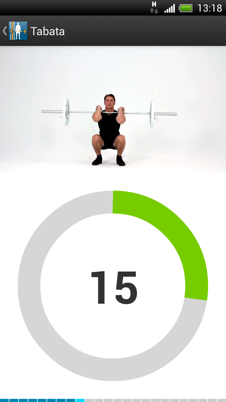 Android application Stark Barbell screenshort