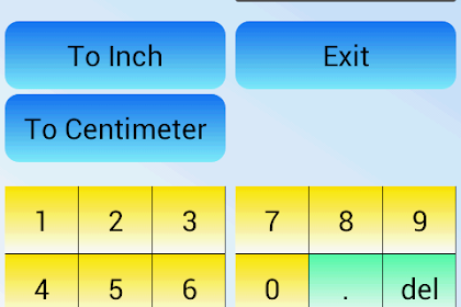 Inches To Centimeters Chart