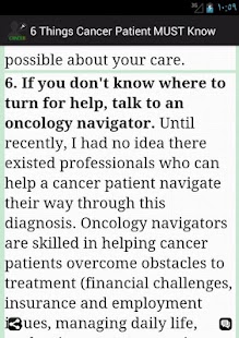 Things CA Patient MUST Know - náhled
