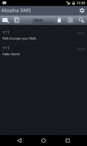 Secure SMS with RSA Encryption