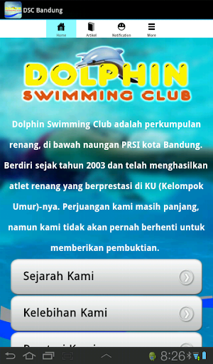 【免費運動App】Dolphin Swimming Club Bandung-APP點子