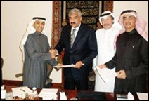 Hisham with Arab investors