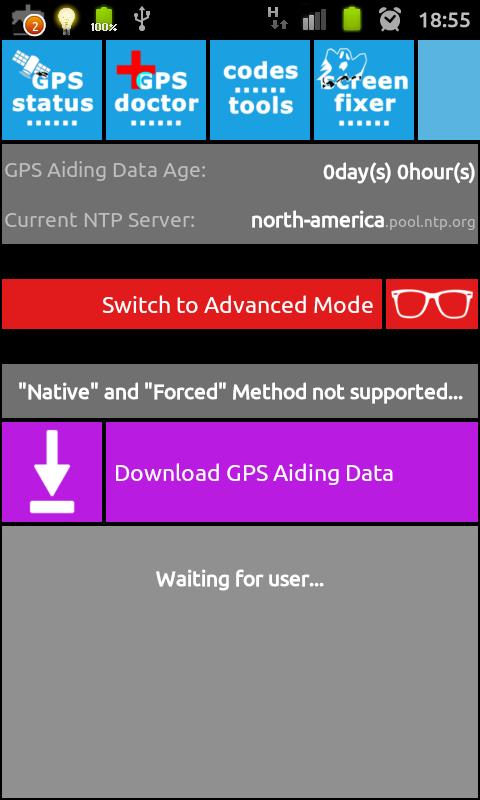 Android application GPS Aids - DONATE screenshort