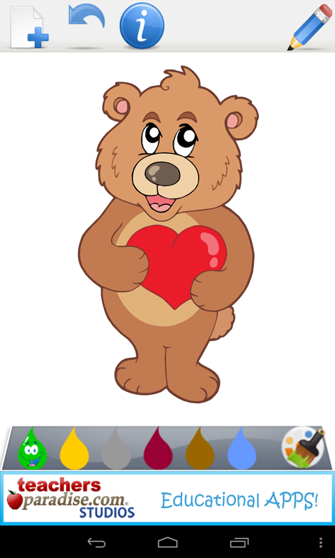 Valentines Game Coloring Book Screen 2