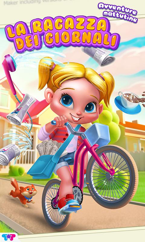 Android application Paper Girl - Morning Madness screenshort