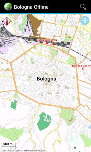 Offline Map Bologna Italy