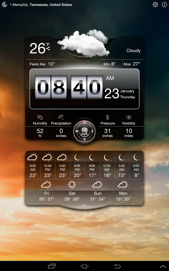 即時天氣 - screenshot