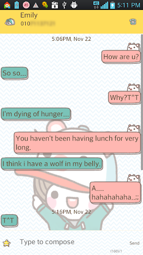 bebesup go sms theme