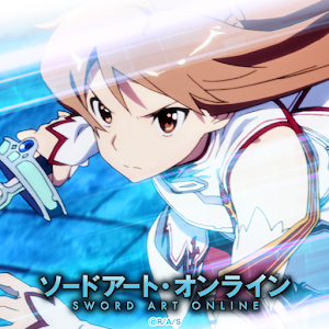 ロック画面 / アスナ 「ソードアート・オンライン」 logo