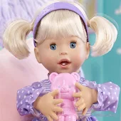 bébé fille poupée - Puzzle .