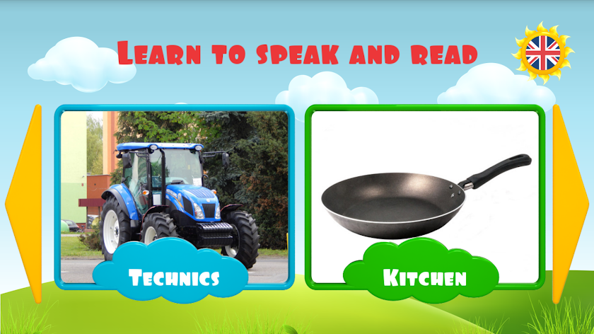 Learn to speak and read Screen 1