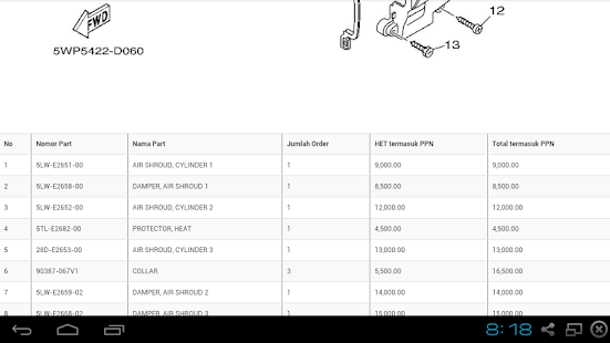 67 KATALOG HARGA SPAREPART YAMAHA MIO SPORTY, YAMAHA HARGA